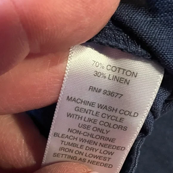 NWT-LIZ Claiborne Drawstring Cropped Wide Pants - Picture 7 of 7